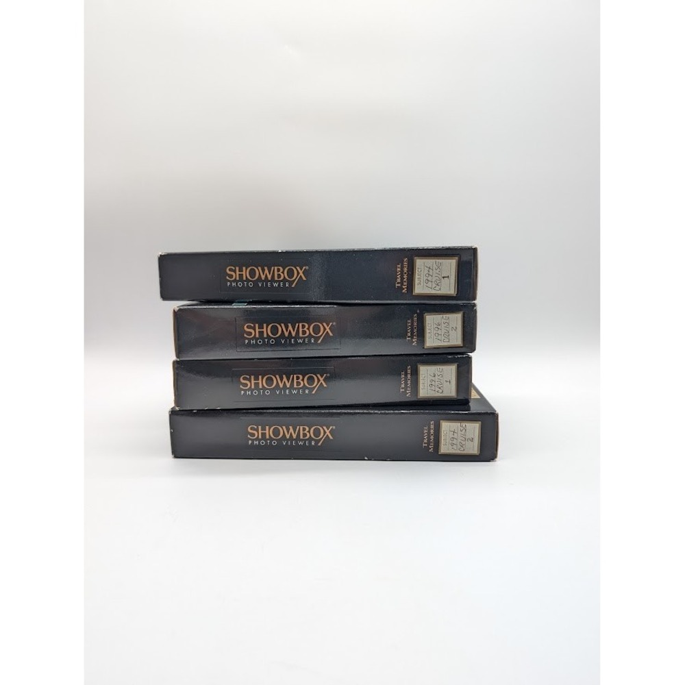 4 Lot Burnes of Boston Showbox Photo Viewer 4x6 Frame 3.5x5 Holds 40 Each